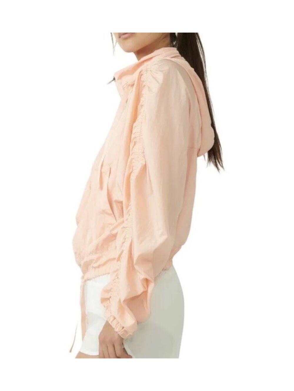 FREE PEOPLE $99 MOVEMENT WOMENS WAY HOME PACKABLE JACKET PEACHES SIZE SMALL NWT - Picture 2 of 7